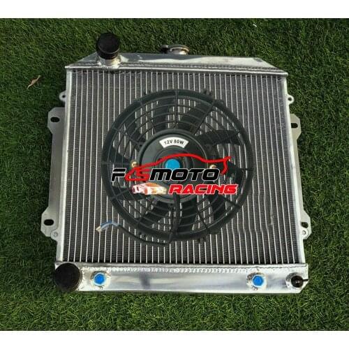 5 ROW Aluminum Radiator For Toyota Celica A20 TA28 1.6L 2T I4 AT/MT 1971-1977 OR WTIH FAN 1972 1973 1974 1975 1976 FR