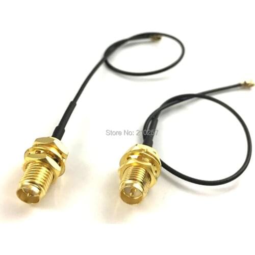 5pcs u.fl ipx Sma Connector Cable Ipex to rp-Sma Female 15cm RF Pigtail Cable 1.13