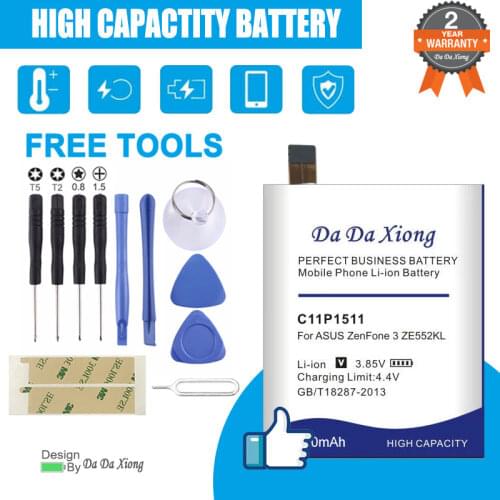 Da Da Xiong 5300mAh C11P1511 Battery for Asus ZenFone 3 ZenFone3 ze552kl z012da/e