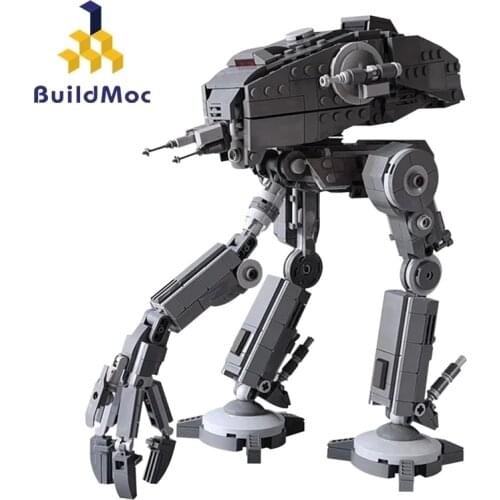 Buildmoc Space Wars Movie MOC-42896 First Order UA-TT Walker Imperial Trooper Transport Robot Building Blocks Toys For Kids Gift