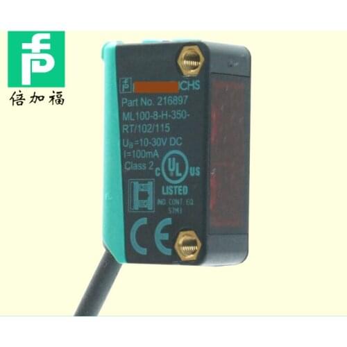 ML100-8-H-350-RT / 102/115 P + F background suppression diffuse reflection photoelectric sensor brand new