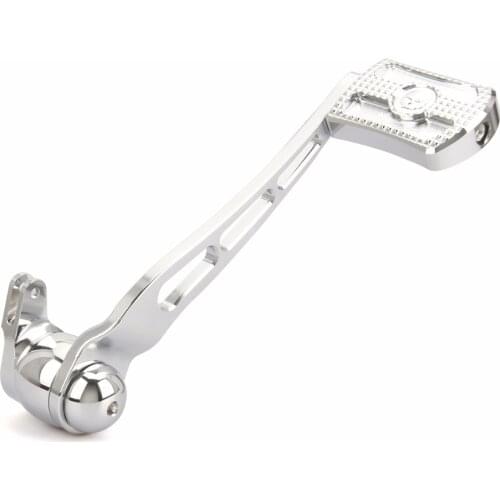 Chromed Skull head Brake Arm Kit Shift Lever W/ Shifter Pegs For harley Touring 2008-2013 For harley brake arm lever