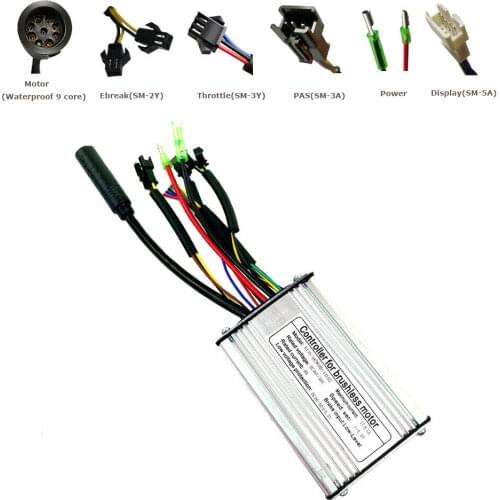 Electric Bicycle Controller 48V 36V 17A for 250W 350W Brushless Motor Conversion KT System Controller Electric Bike Parts