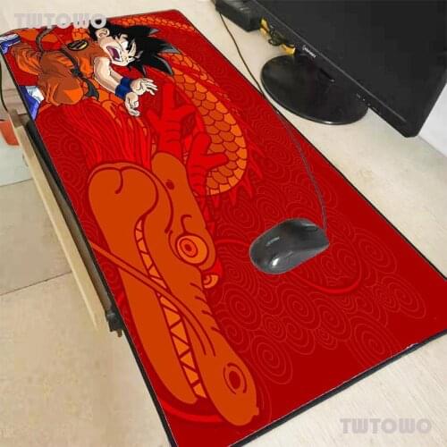 Anime Ball Dragon Large Size Gaming Mouse Pad Anti-slip Natural Rubber PC Computer Gamer Mousepad Desk Mat Locking Edge