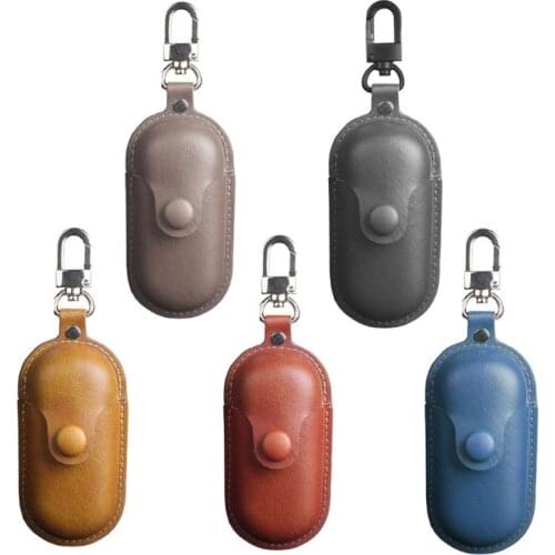 Leather Earphone Case Protective Cover with Keychain for Hua-wei Freebuds 3i Wieless Headset Charging Box Freeship