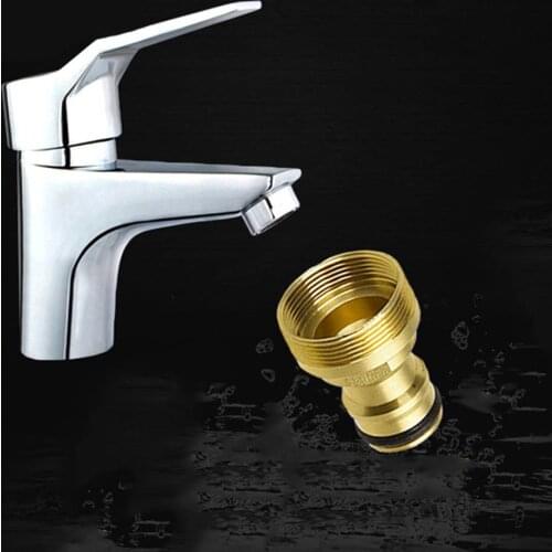 Brass Garden Hose Pipe Tube Quick Connector Nozzles Watering Equipments Irrigation Tools Connector Hose Adaptor Accessories