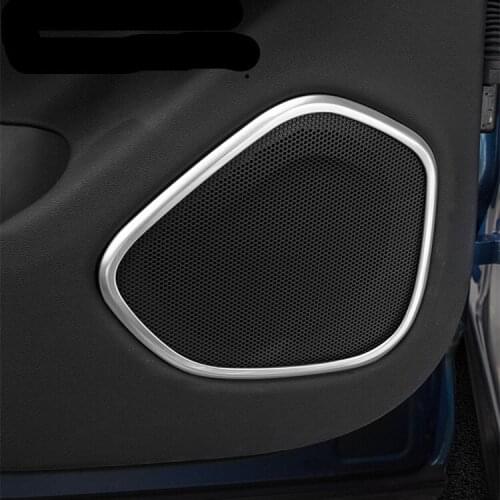 Stainless Steel Interior Doors Panel Audio Decorated Frame For Volvo XC60 2018 19 20 AAA627