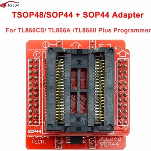 Free Shipping Original TSOP48/SOP44 IC Adapter for Minipro TL866A TL866CS TL866II PLUS Universal USB Programmer+SOP44 Adapter