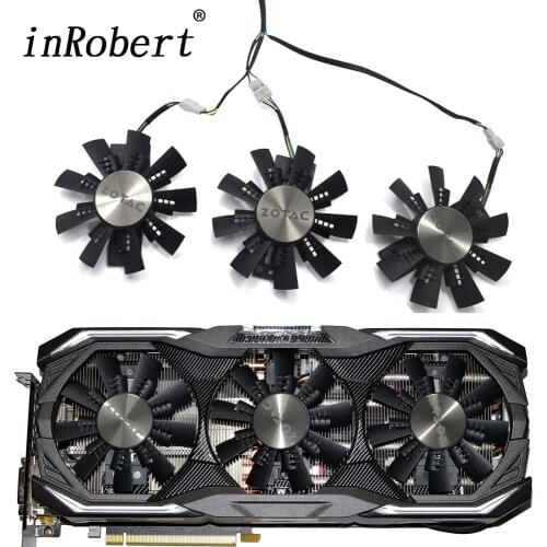 GA92S2U DC12V 0.46A 4PIN graphics fan for Zotac GTX1070 GTX1070Ti GTX1080 AMP EXTREME