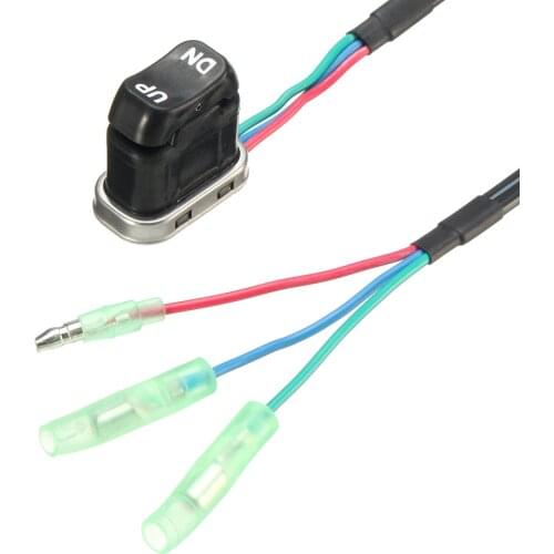 12V Trim Tilt Switch 703-82563-02-00 703-82563-01-00 Outboard Handle Arm Side Mount Box replacement trim switch assy for Yamaha