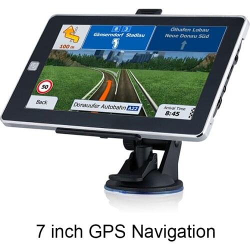7 inch Touch Screen Truck GPS Navigator Sunshade Sat Nav Car GPS Navigation Bluetooth AVIN 256M+8G Europe America Europe Map