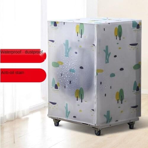 Washing machine cover waterproof sunscreen roller type top open cover automatic washing machine dust cover washing machine cover