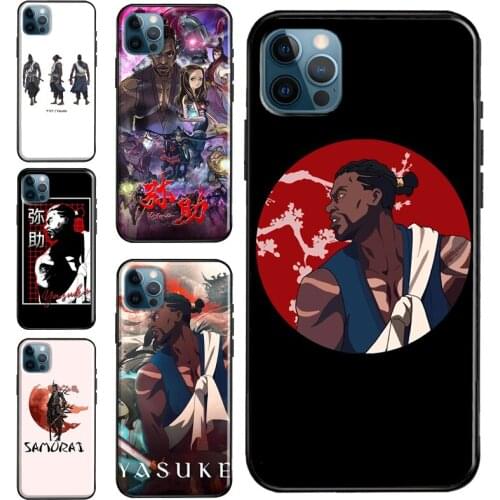 Anime Yasuke Phone Case For iPhone XR XS Max X 12 mini 11 Pro Max SE 2020 7 8 Plus Silicone Soft Cover