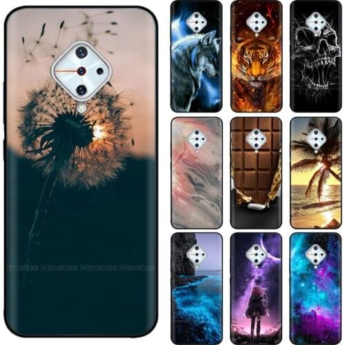 For Vivo V17 Case 6.38'' Soft Silicone TPU Back Cover Phone Case for VIVO 1920 V17 Russia Soft Bumper for vivoV17 Vivo S1 Pro