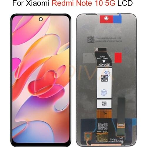 For Xiaomi Redmi Note 10 5G LCD Display Touch Screen Digitizer Full Assembly Replacement For Redmi Note 10 5G LCD
