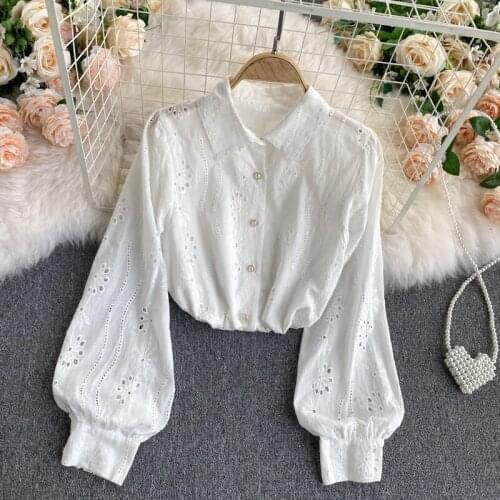 Foamlina Openwork Blouses