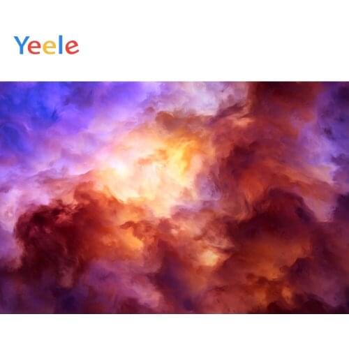 Yeele Impressionist Style Colorful Painting Smoke Scenery Photography Backgrounds Baby Portrait Photo Backdrops For Photo Studio