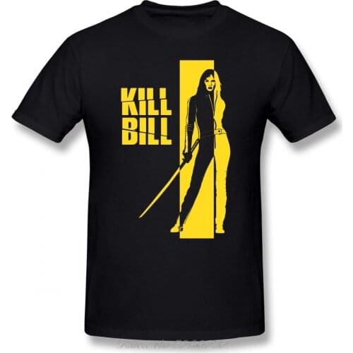 Kill Bill T Shirt Kill Bill T-Shirt Male Summer Tee Shirt Funny Men Cotton Short Sleeve Print Tshirt Streetwear