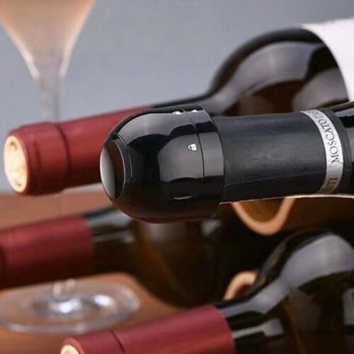 Leak-proof Vacuum Red Wine Bottle Cap Stopper Vacuum Retain Freshness Wine Plug Bar Tools Silicone Bottle Cap Beer Beverage Cove