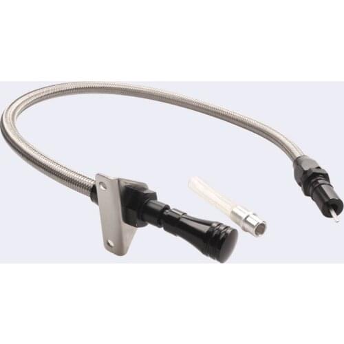 Stainless Steel Flexible 530mm Transmission Dipstick For Chevrolet GM 4l60e TH400 TH350 Turbo SBC Filler Tube Multicolor