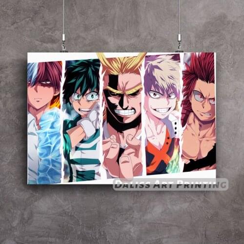 Canvas Anime My Hero Academia Deku Pictures Home Decoration Paintings Poster HD Prints Wall Art Modular Living Room Framed
