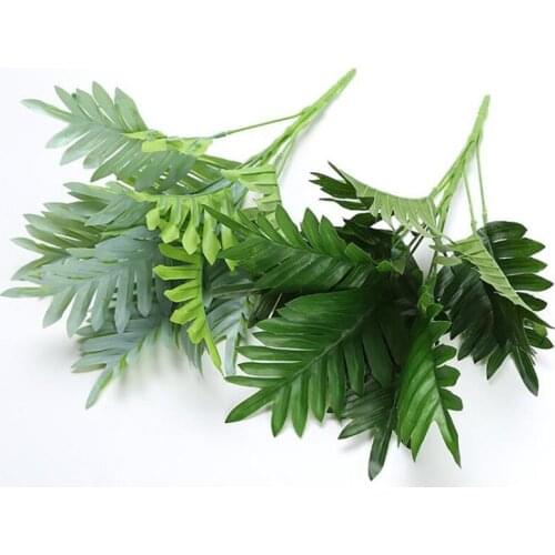 Artificial Plants Green Grass Plastic Flower Simulation Grass Desktop Decor Grass For Garden Outdoor Decoration Fake Plants