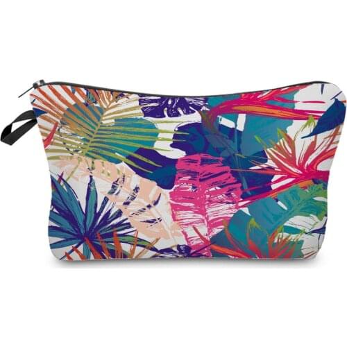 Exquisite Womens Makeup Bag Fashion Storage Bags for Women Colorful Printing Graffiti Cosmetics Organizer Bag Small Gift Bag