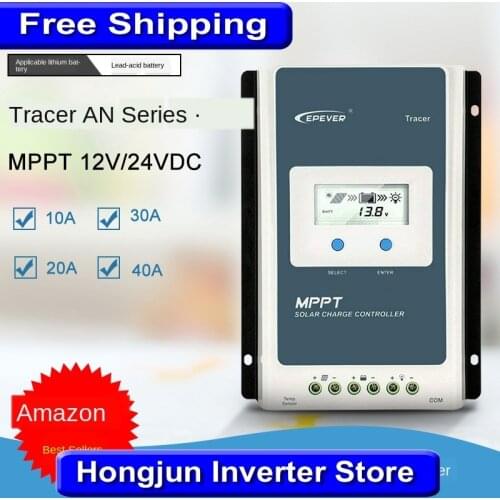 Tracer 4210an 40A MPPT Solar Charge and Discharge Controller 12V/24V LCD Display 4210an