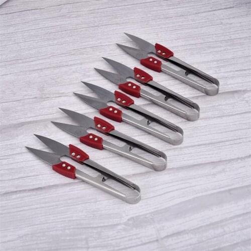 Small Scissors Stainless Steel Cross-stitch Sewing Scissors Many Style U-shaped Scissors for Fabric Sewing Embroidery Scissor