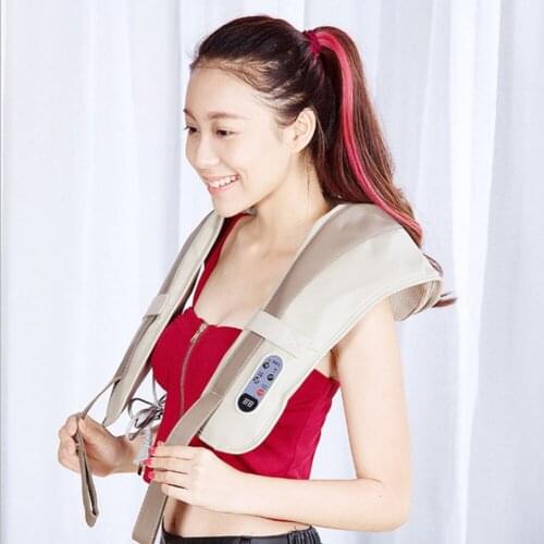 Shape Neck Massager Human Simulation Shawls Neck&Shoulder&Cervical&Waist Massager Multifunction Electric Tapping Massager