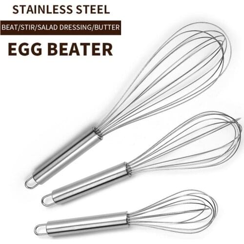 3Pcs Stainless Steel Whisk Set Professional Stirrer Soap Making Supplies Tools Handmade Soap DIY Tools Kitchen Whip Utensils