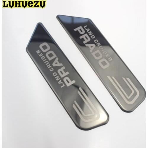 Stainless 3D NamePlate Body Sticker For Toyota Land Cruiser Prado FJ150 2010 2011 2012 2013 2014 2015 2016 2017 2018 Accessories