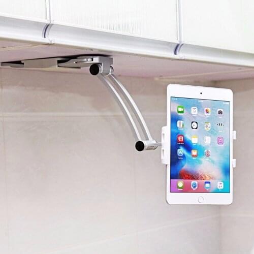 Phone Holder For Kitchen Tablet Mount Stand 2-in-1 Wall /Countertop Fit For 13 To 19 cm For Iphone Samsung Levona Huawei tablet