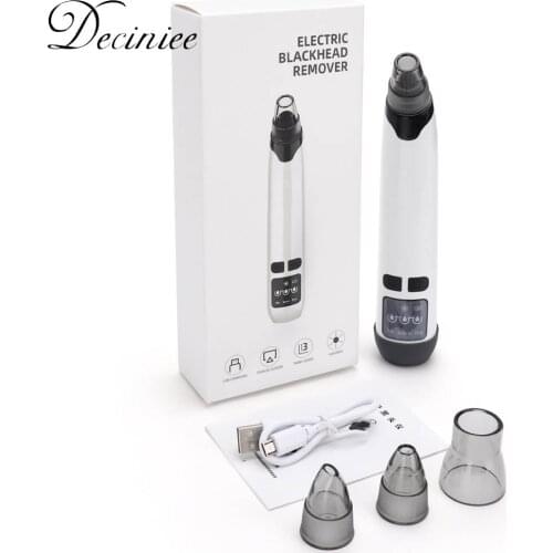 Drop Shipping Face Blackhead Remover Vacuum Acne Pore Pimple Removal Electric BlackHead Vacuum Cleaner Facial Skin Care Tool