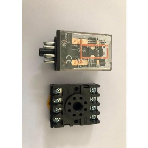 Intermediate relay MK2P-I MK2P small electromagnetic relay with base 8PIN DC12V DC24V AC110V AC220V