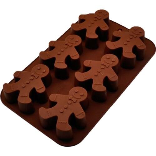 Gingerbread Man Christmas Silicone Mold
