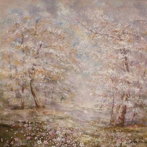 MEHOFOTO Vinyl Photography Background Woods Wild Flowers Computed Children Backdrops for Photo Studio CM-6648