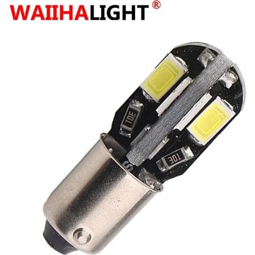 1 Piece T11 Ba9s 5630 Led Canbus Lamp Error Free T4W LED Interior Reading Lights Car Light Source Cold White 6500K 12v
