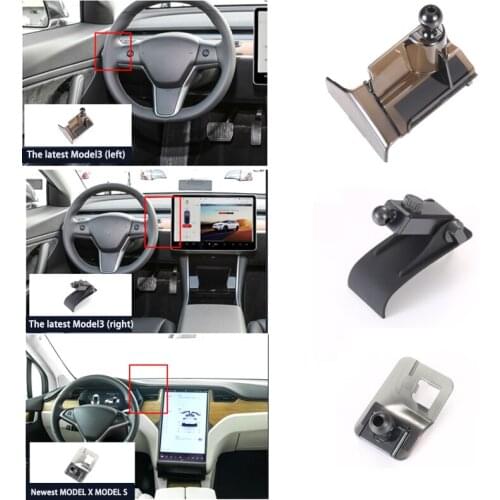 Car Mobile Phone Holder Base for Tesla 3Model Y X/s Car Interior Modification Mobile Phone Navigation Bracket Base Buckle