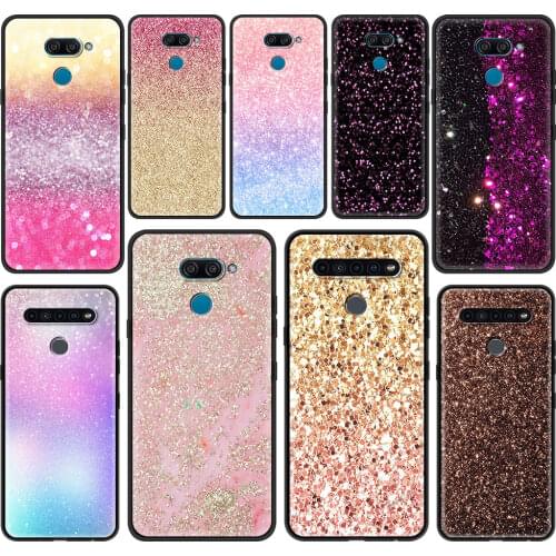 Bling Glitter Shining Flash Thin Shockproof Cover for LG K40 K40s K41S K50 K50S K42 K61 G6 K70 G7 G8 (ThinQ) Silicone TPU Case