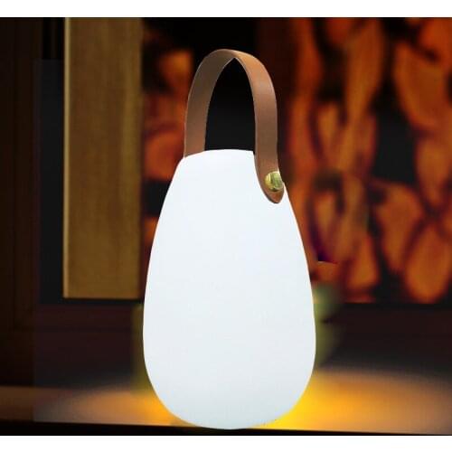 Indoor Lighting Bedroom Decoration Portable Table Lamp Holiday gift Remote Control Led Lights For Room With USB Chargeable