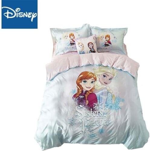 Frozen Elsa comforter bedding sets single queen size disney duvet cover set 3/4pcs single bed girls Home Decoration hot sale