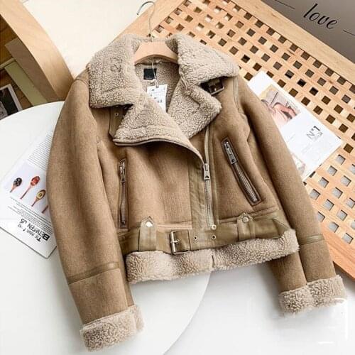 Женские замшевые куртки FMFSSOM China At AliExpress