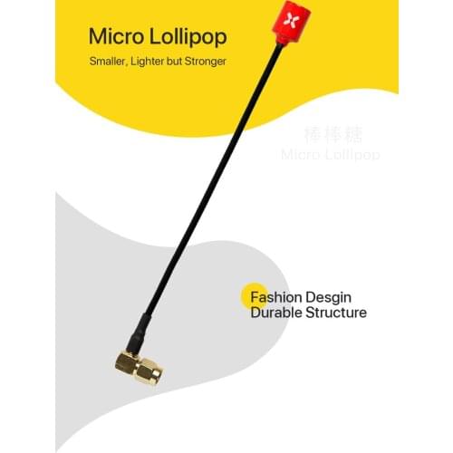 Foxeer Micro Lollipop 15cm 5.8G Omni Angle SMA RHCP Antenna for Goggles FPV Antenna RHCP For RC FPV Drone