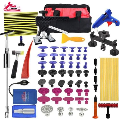 Paintless Dent Repair Kit - Car Dent Removal Kit Bridge Dent Puller Kit Pop a Dent Tool for Auto Dent Door Ding Hail Dent Remov