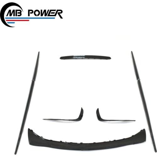 S CLASS W222 body kit carbon fiber OEM style front lip side skirt front corners rear middle parts for w222 carbon fiber parts