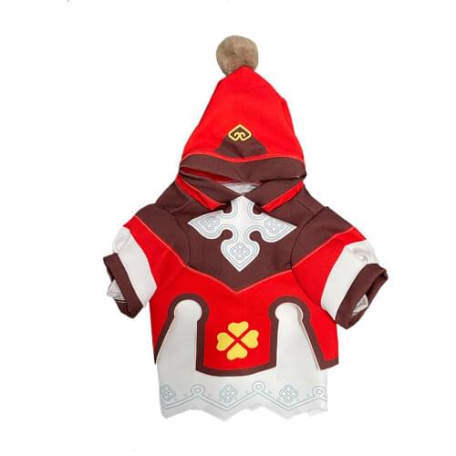 Anime Adult Genshin Impact Cosplay Costumes Pet Cloak Hat Klee Cat Dog Game Scarf Suit COS Apparel Costume Props Christmas