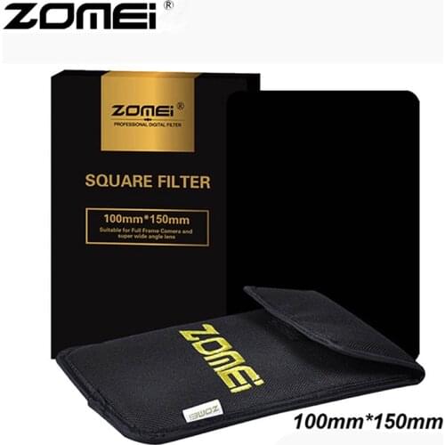 Zomei Square Filter 100mm x 150mm Gradual ND Graduated Gradient Neutral Density Gray GND2/4/8/16 for Cokin Z-PRO Series Filter