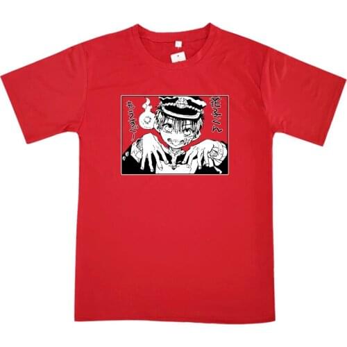 Summer Boys T-shirt Toilet-Bound Hanako kun Men Fashion Student Sportwear Harajuku Soft Clothing Size XS-4XL