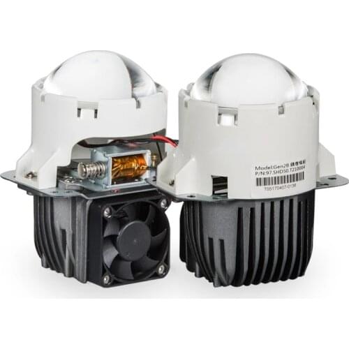 Bi-led Projector Lenses For Headlights Hyperboloid Angel Eyes Lens 3.0'' With Hella 3R G5 Bracket 55W 6000K LED Lights Accessory